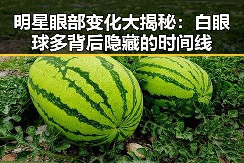 明星眼部变化大揭秘：白眼球多背后隐藏的时间线